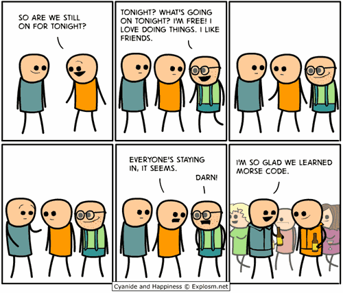 Morse Code Comic