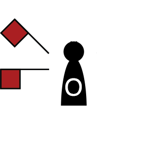 Animation of Semaphore O to S