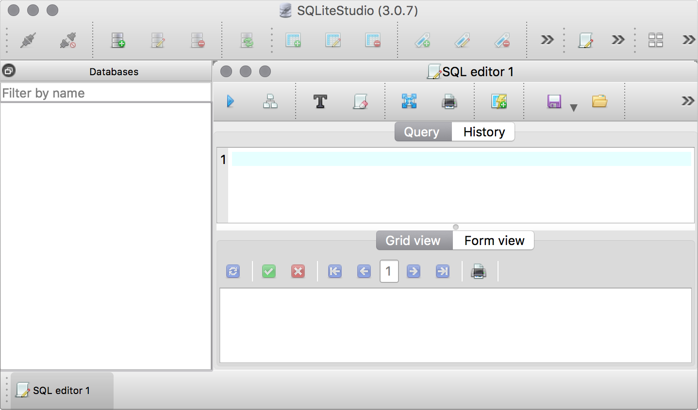SQLite Studio main screen