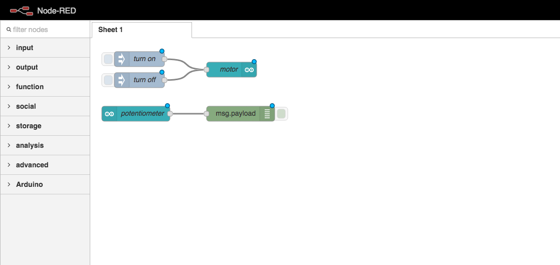 Join potentiometer Nodes