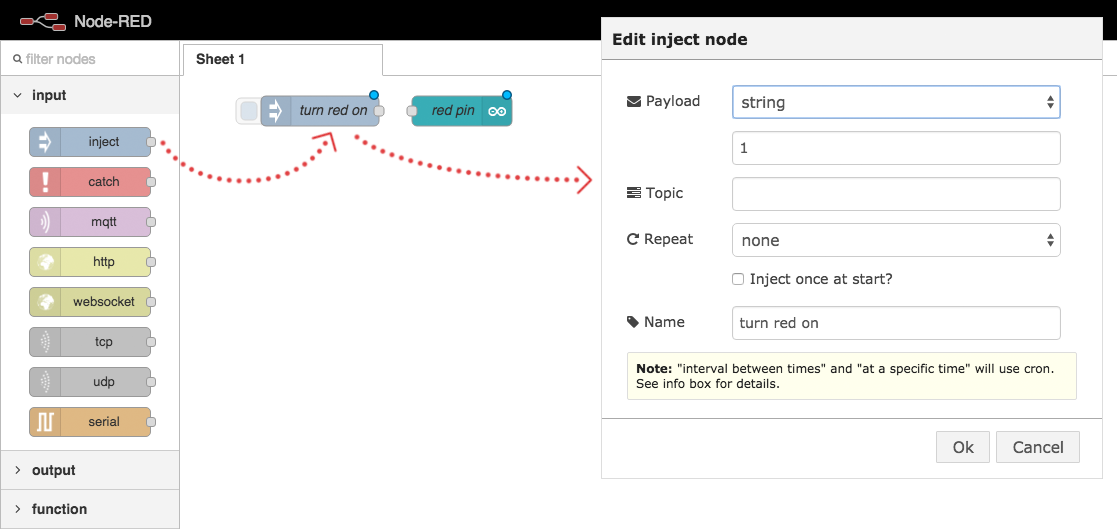 Inject Node Configuration