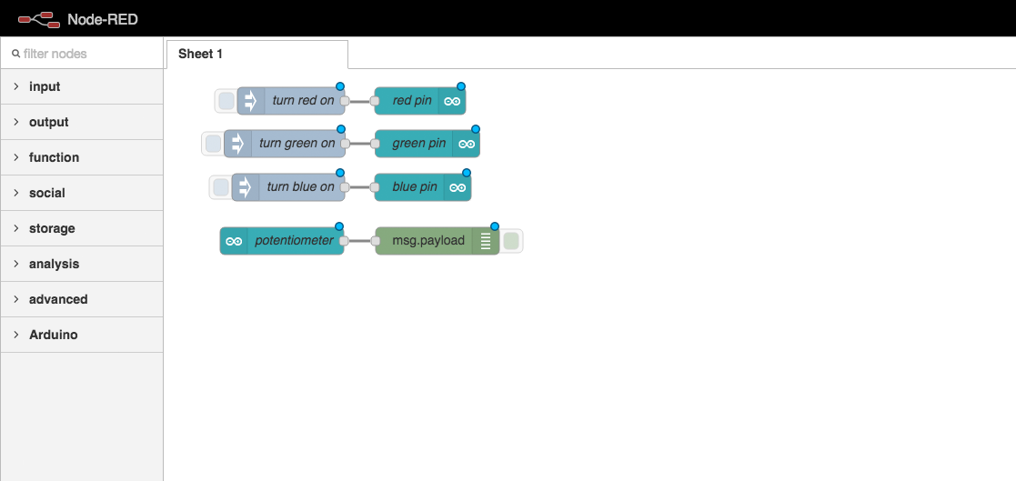 Join potentiometer Nodes